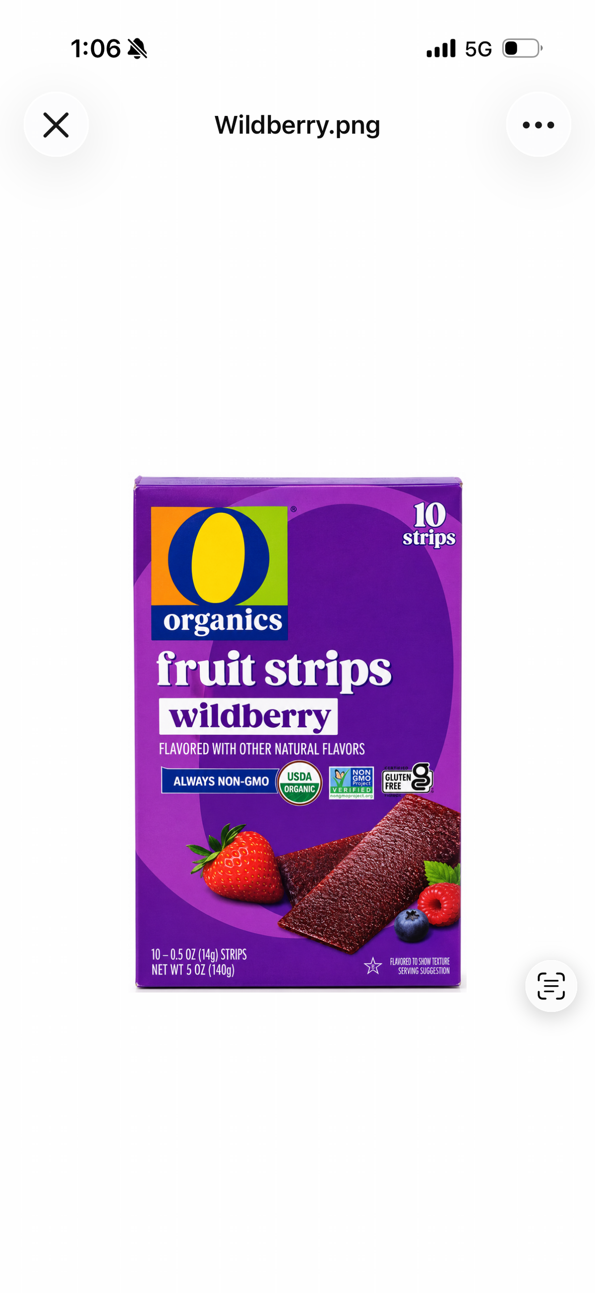 Fruit strips wildberry