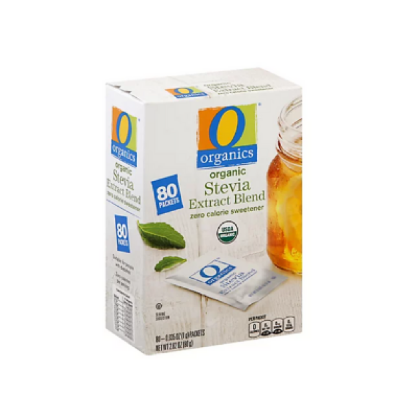 SWEETENER STEVIA PACKETS 80GM